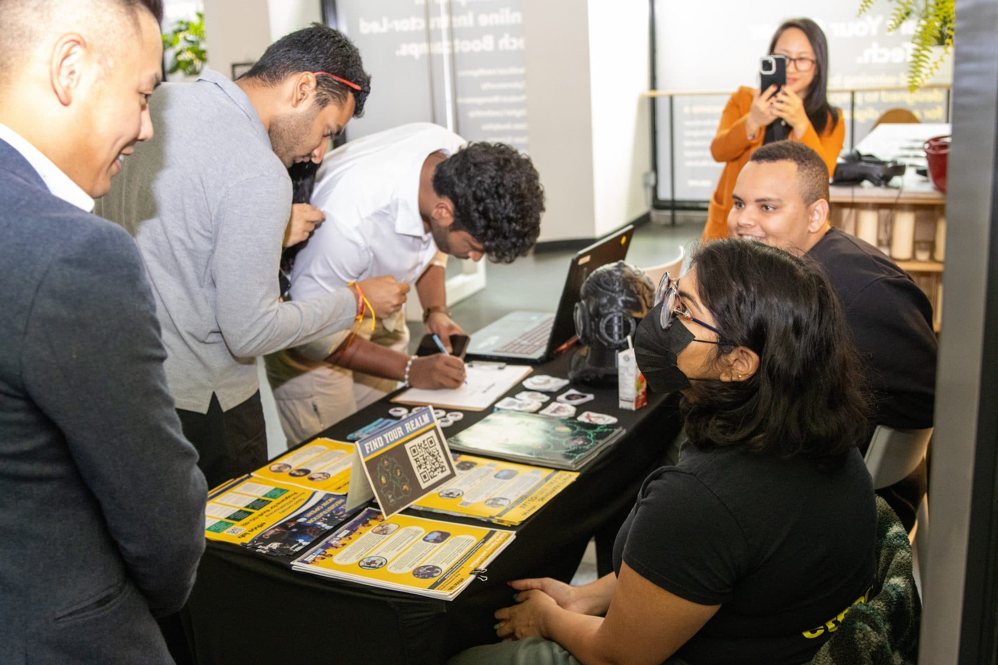 Participants collaborating during a hands-on AI hack sprint